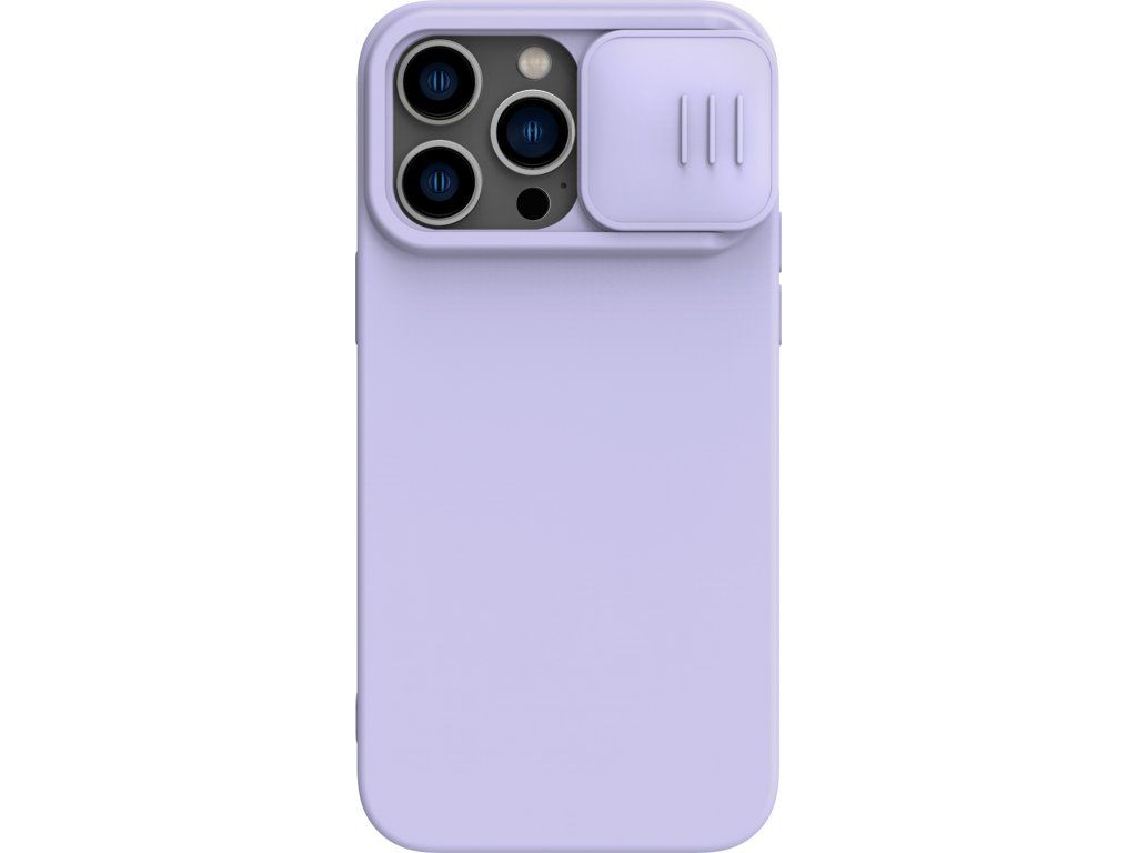 CamShield Silikónový kryt pre Apple iPhone 14 Pro, Nillkin, Fialový