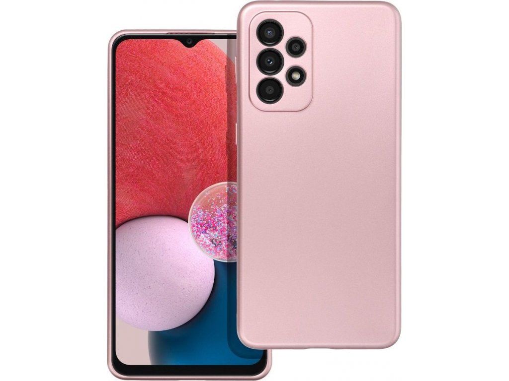 Metalický kryt pre Samsung Galaxy A33 5G, Forcell, Ružový