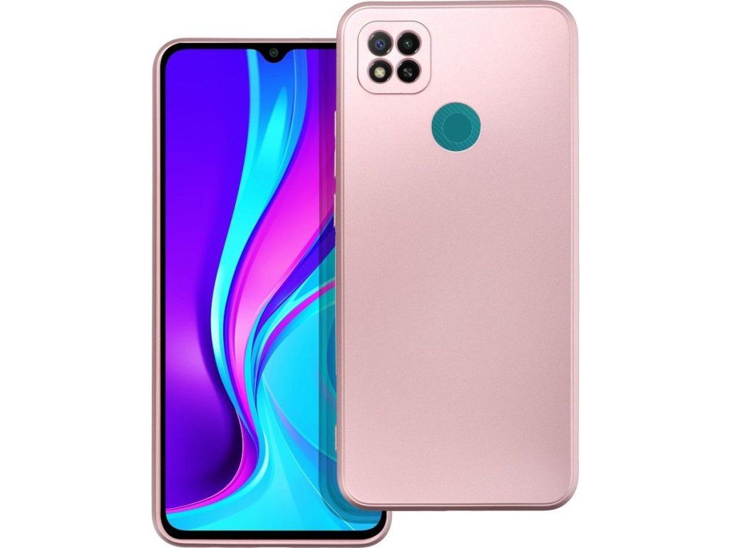 Metalický kryt pre Xiaomi Redmi 9C, Ružový