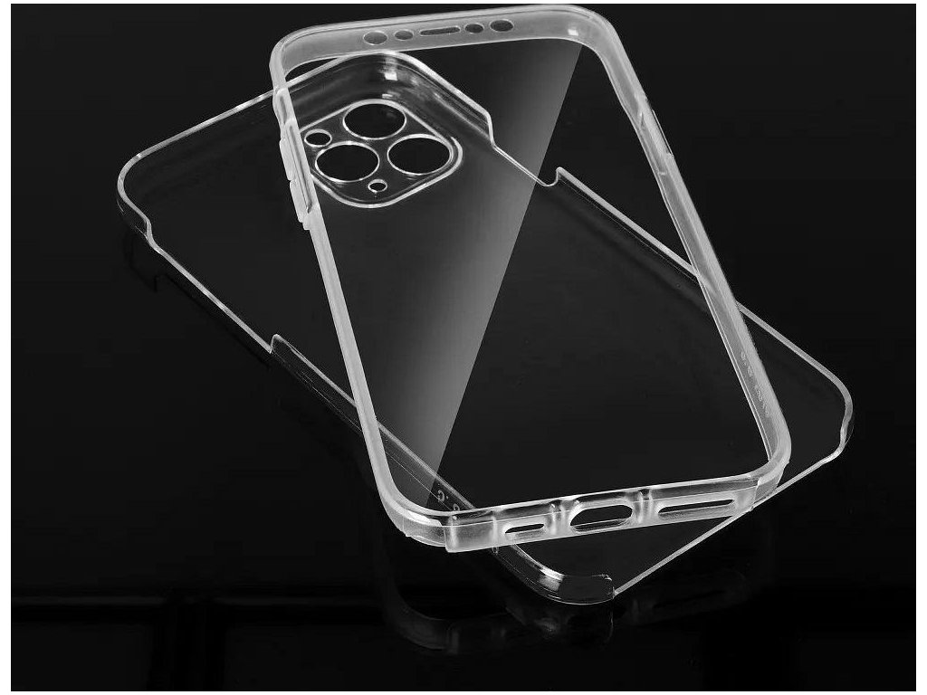 360 Full kryt pre Apple iPhone 14 Pro, Transparentný – detail 1