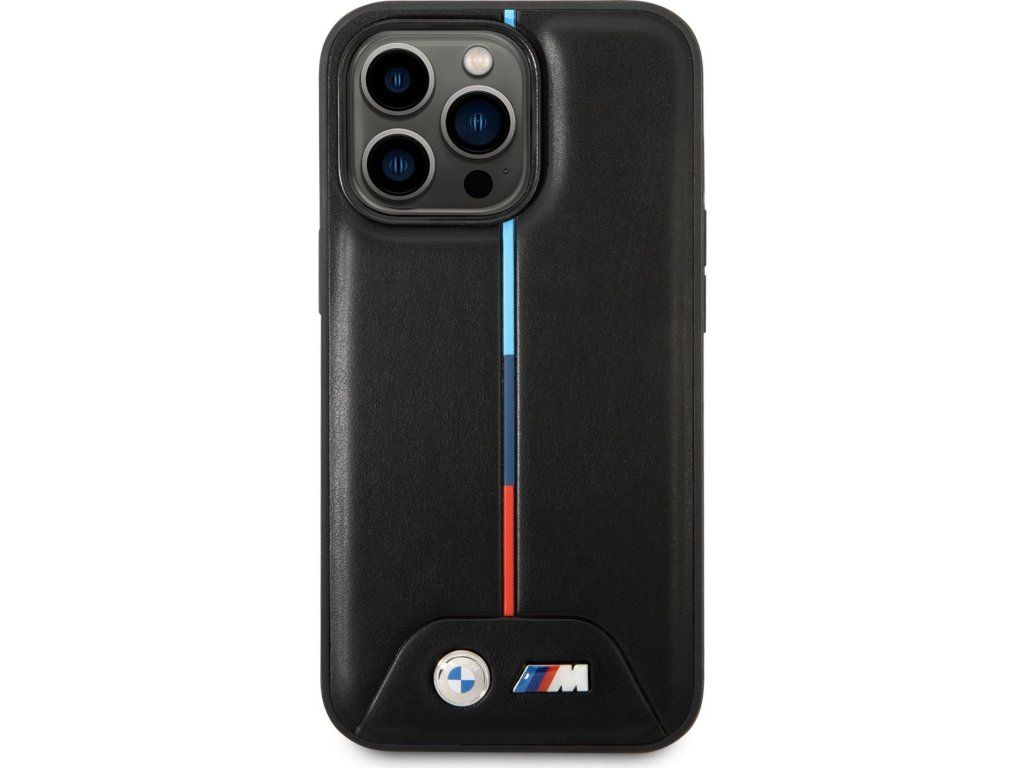 Tricolor kryt pre Apple iPhone 14 Pro, BMW, Čierny – detail 1