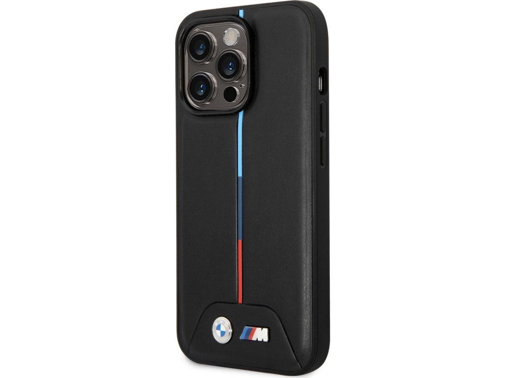 Tricolor kryt pre Apple iPhone 14 Pro, BMW, Čierny