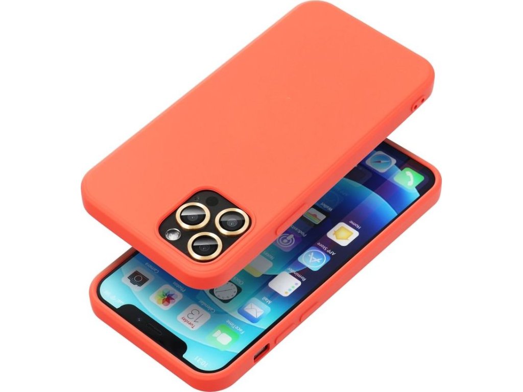 Silikónový kryt pre Samsung Galaxy S23 Ultra, Oranžový – detail 1