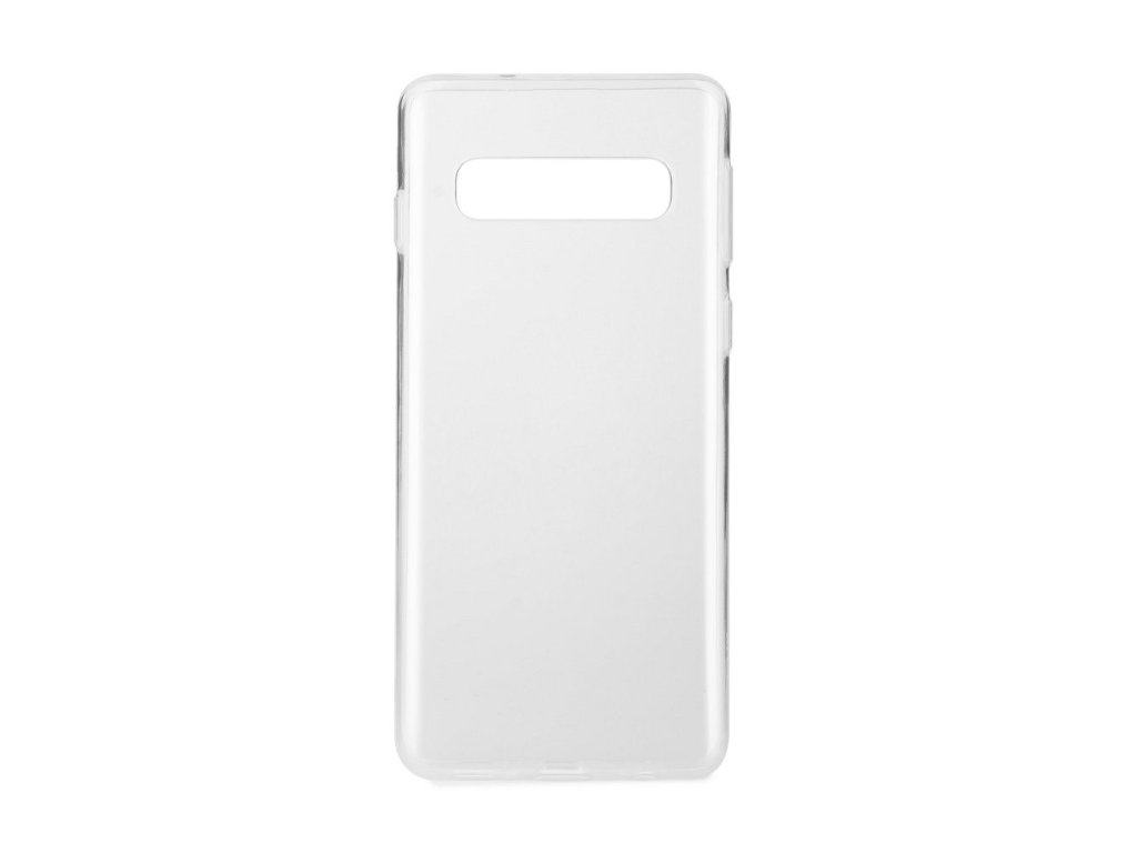 Silikónový kryt pre Samsung Galaxy S10 Edge/ S10 Lite, Transparentný – detail 1