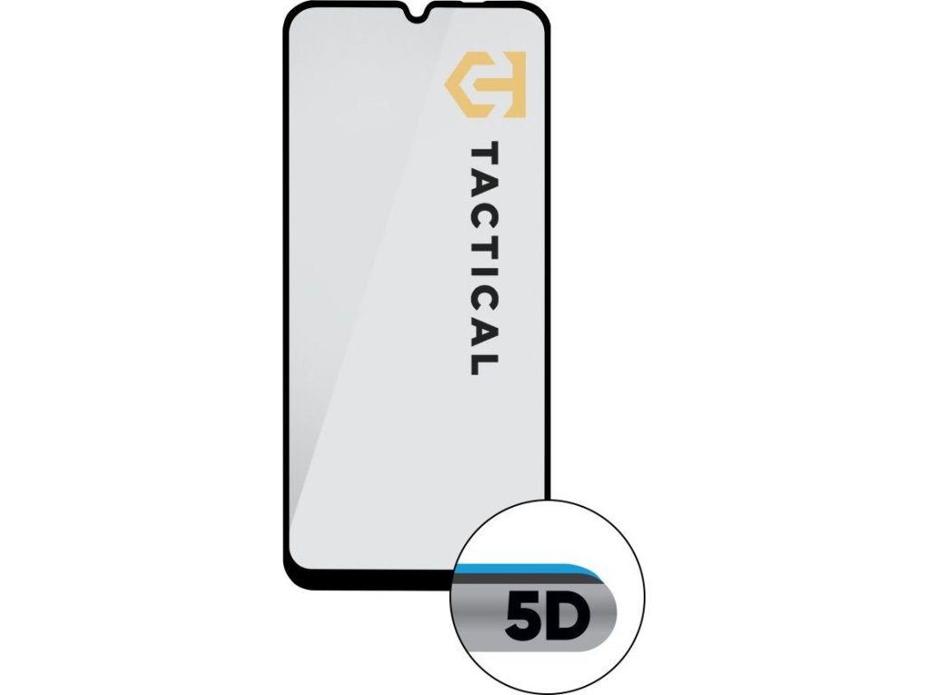 Ochranné sklo 5D pre Samsung Galaxy A14 5G, Tactical, Čierne