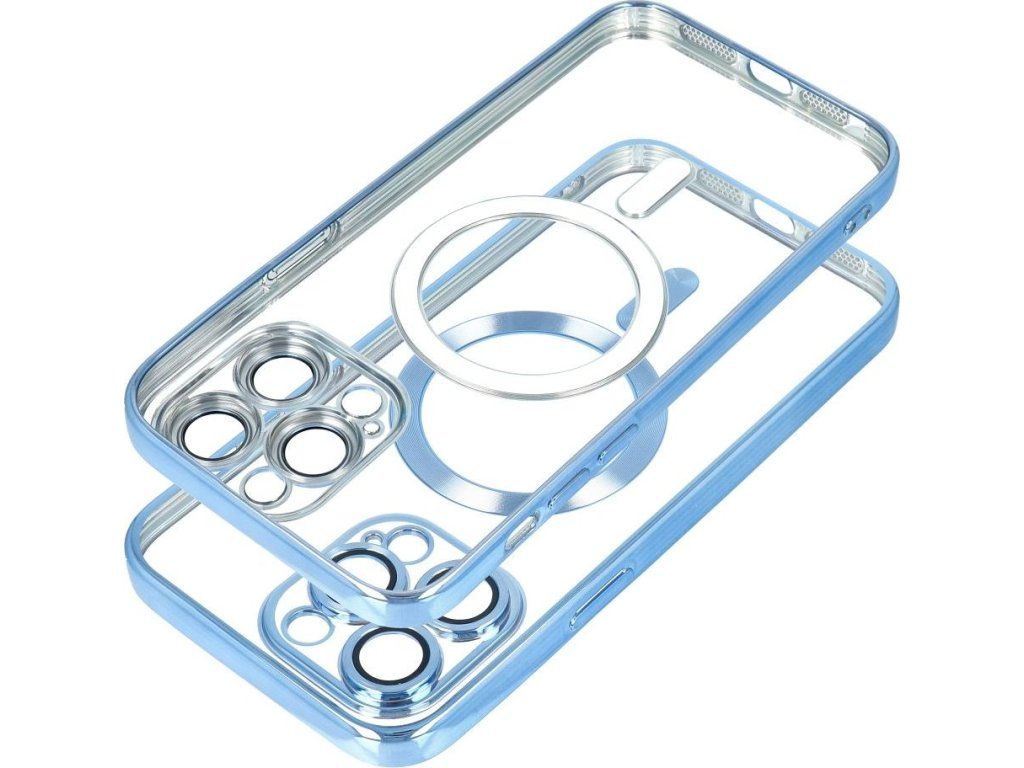 Electro kryt s MagSafe pre Apple iPhone 14 Pro Max, Modrý – detail 1