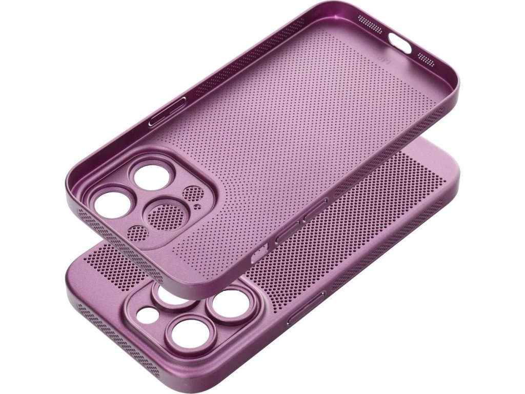 Breezy kryt pre Apple iPhone 14 Pro Max, Fialový – detail 1