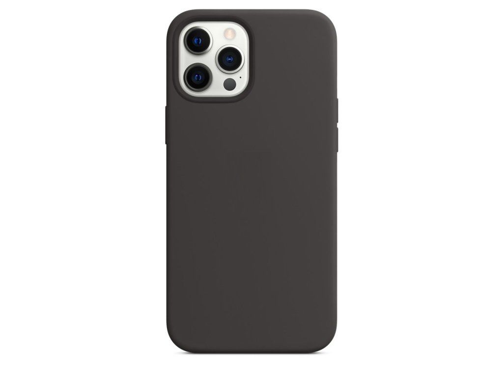 Silikónový kryt pre Apple iPhone 12 Pro Max, Čierny