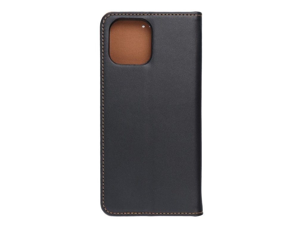 Kožený kryt pre Apple iPhone 12 Pro Max, Čierne – detail 1
