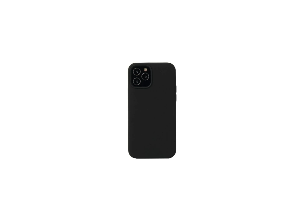 IPAKY Silikónový kryt pre Apple iPhone 12 Pro Max, Čierny