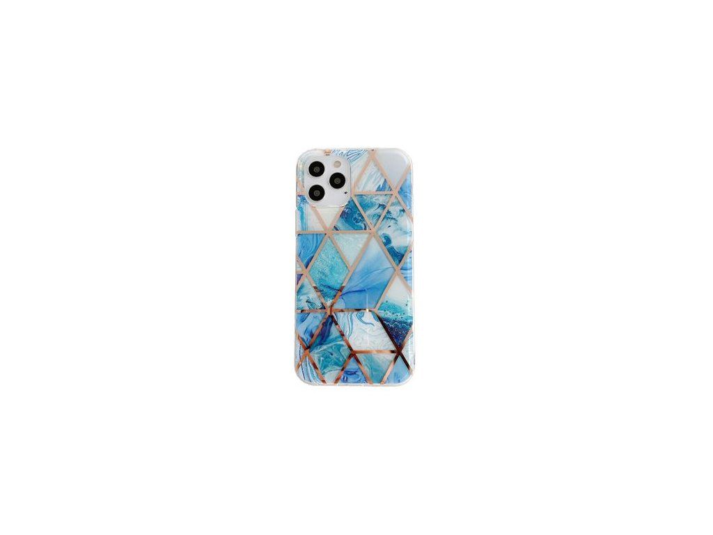 Marble Silikónový kryt pre Apple iPhone 13 Mini, Modrý