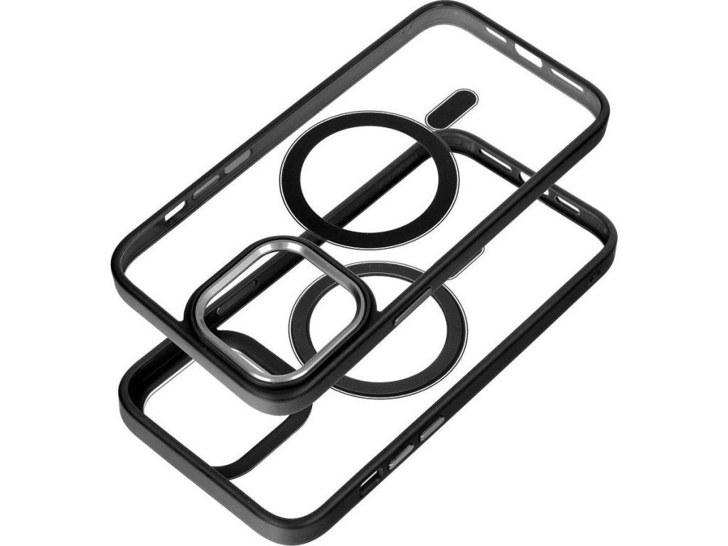 Color Edge kryt s MagSafe pre Apple iPhone 15 Pro, Čierny – detail 2