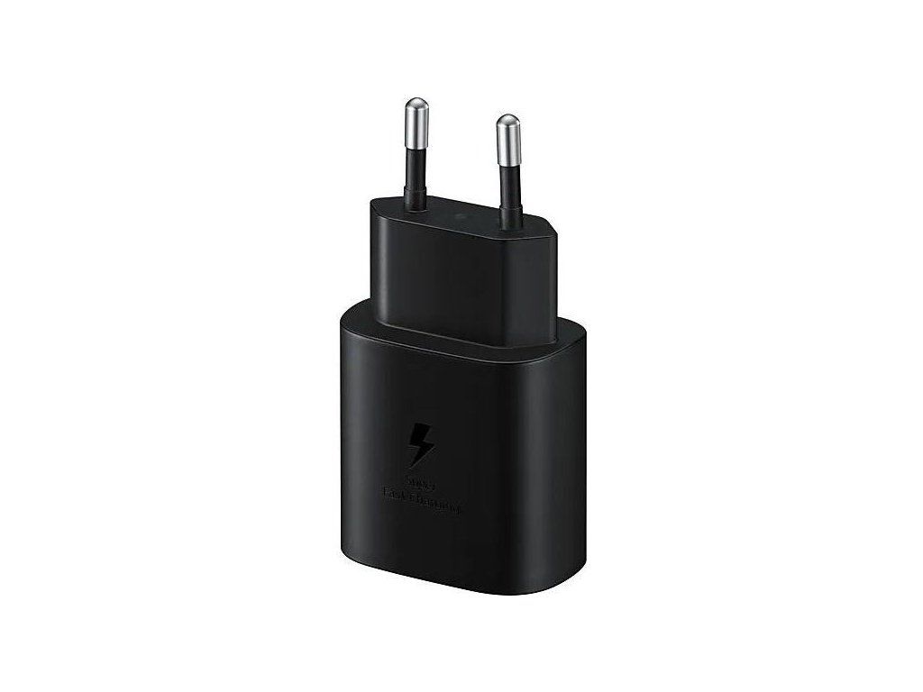 EP-TA800EBE Samsung USB-C 25W Cestovná nabíjačka Black – viac energie za kratší čas