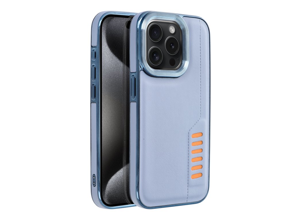 Milano kryt pre Apple iPhone 15 Pro, Modrý – detail 1