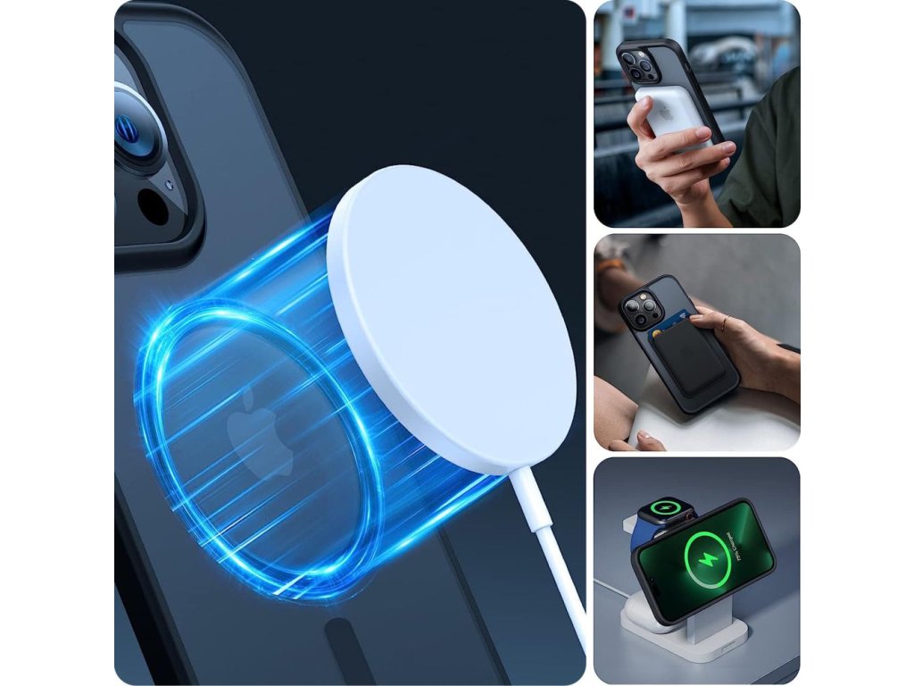 Kryt s MagSafe pre Apple iPhone 15 Pro, Tech-Protect, Čierny – detail 2