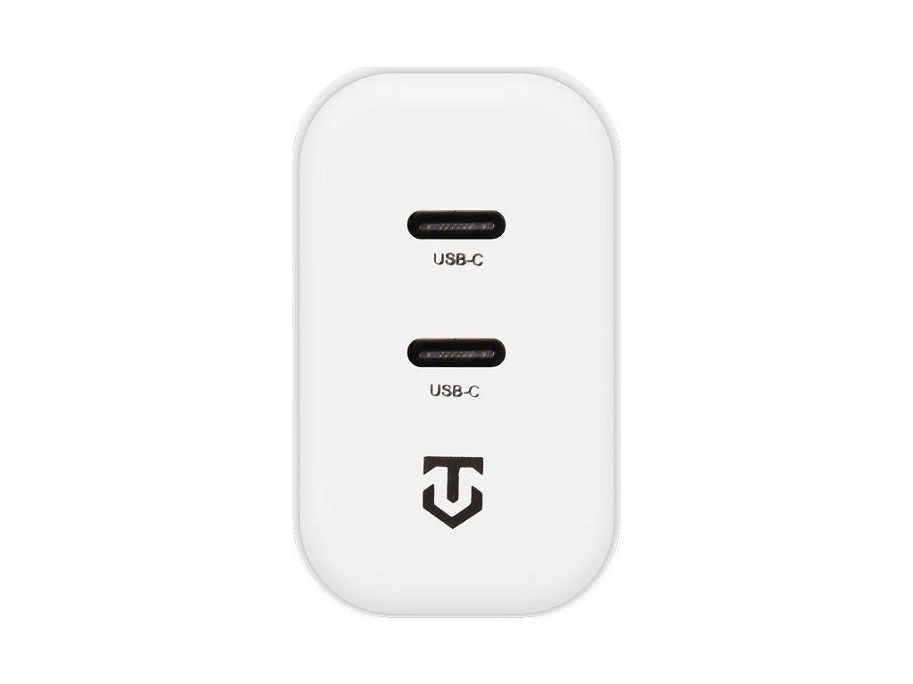 Nabíjací adaptér Tactical Base Plug Dual 40W, Biely – nabíjajte dve zariadenia naraz