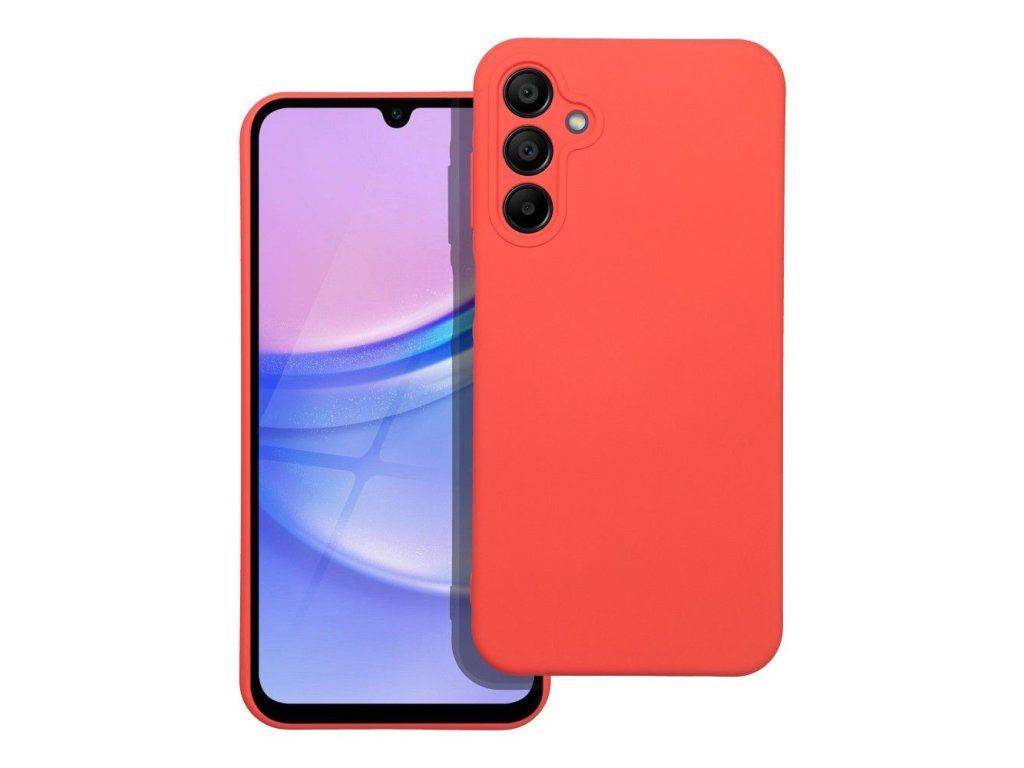 SilikóNový kryt pre Samsung Galaxy A15 4G/5G, Oranžový