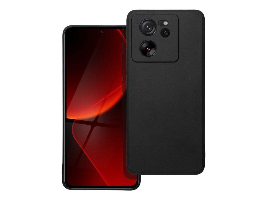 Matný kryt pre Xiaomi 13T / 13T Pro, Čierny