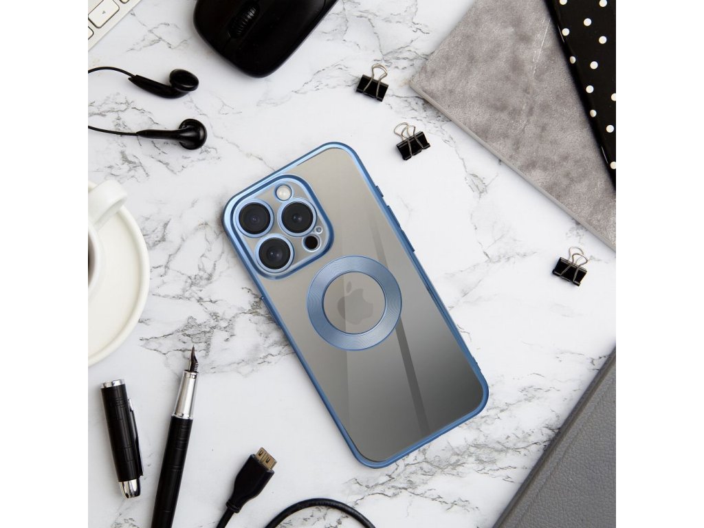 Glam kryt pre Apple iPhone 16 Plus, Modrý – detail 1
