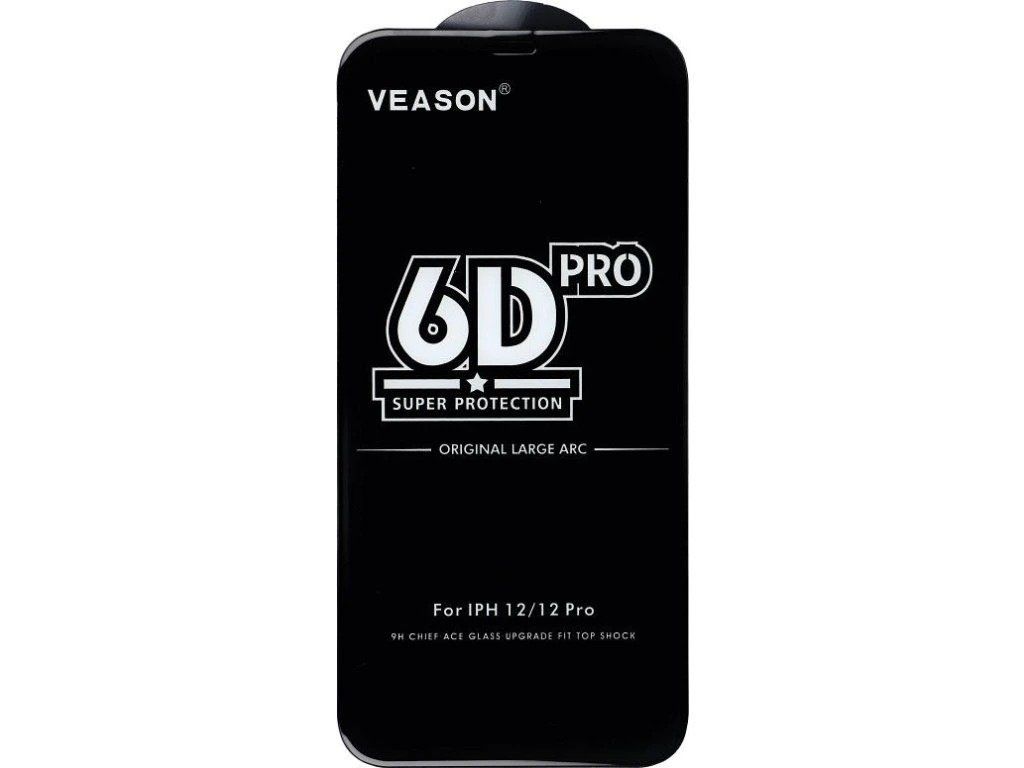 Ochranné sklo 6D Pro pre Apple iPhone 12 Pro Max, Veason