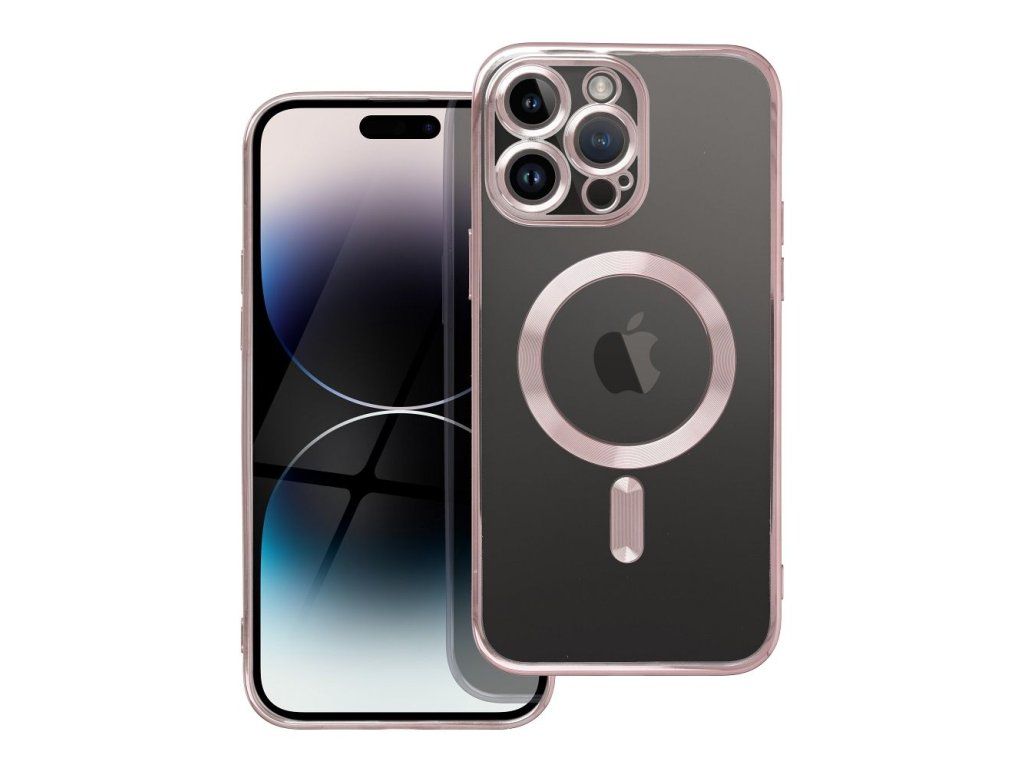 Electro kryt s MagSafe pre Apple iPhone 16 Pro Max, Ružovo-Zlatý