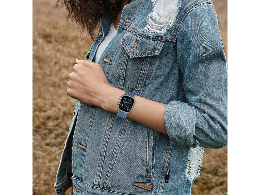 Nylon remienok pre Apple Watch 40/41/42mm, Tech-Protect, Modrý