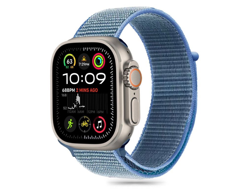 Nylon remienok pre Apple Watch 40/41/42mm, Tech-Protect, Modrý