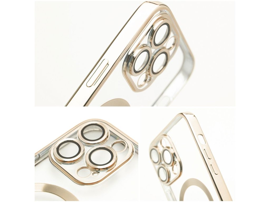 Electro kryt s MagSafe pre Apple iPhone 14 Pro Max, Zlatý – detail 2