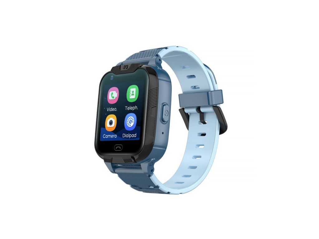 Maxlife Detské SMART hodinky GPS 4G MXKW-350, Modré