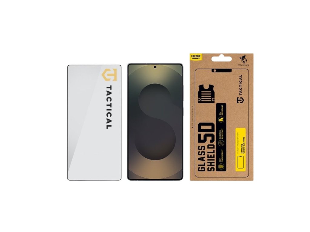 Glass Shield 5D Ochranné sklo pre Samsung Galaxy S25 Ultra, Tactical
