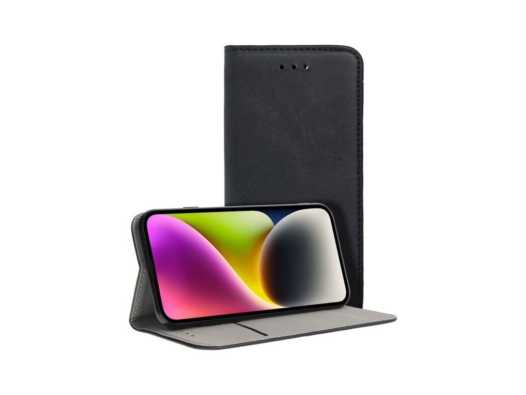 Smart Magnetické puzdro pre Samsung Galaxy S25, Čierne