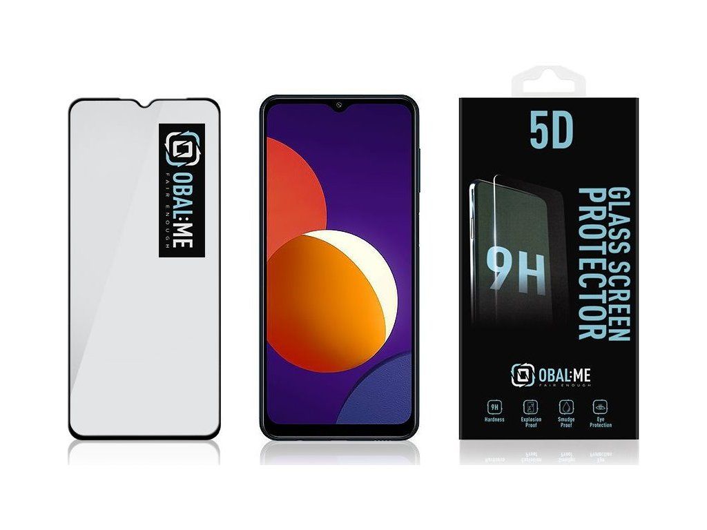 Ochranné sklo 5D pre Samsung Galaxy M12 / A32 5G / A12 / A02s, OBAL:ME