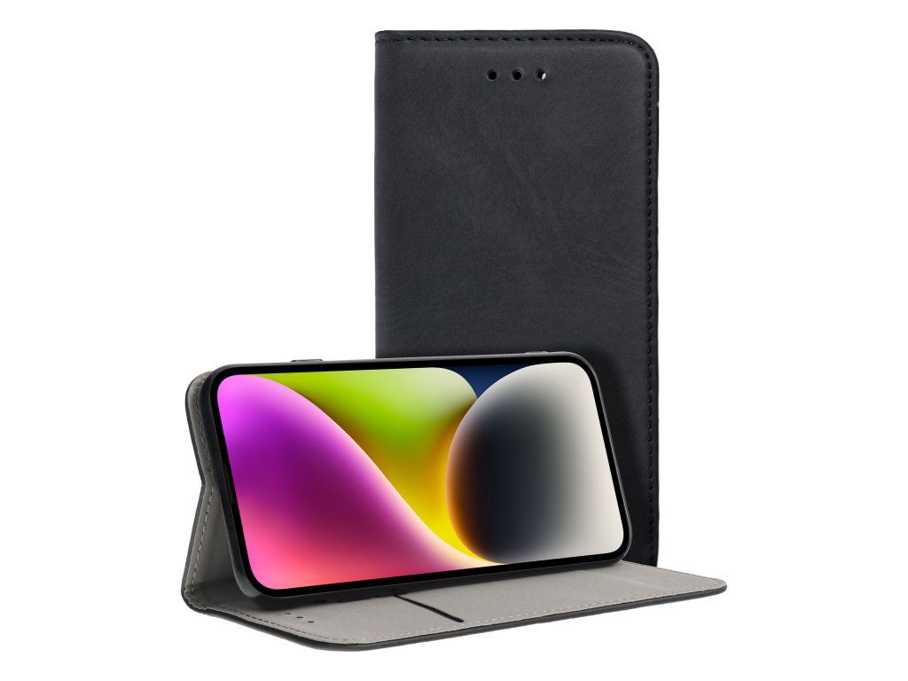 Smart Magnetické puzdro pre Xiaomi Redmi Note 13 Pro+5G, Čierne