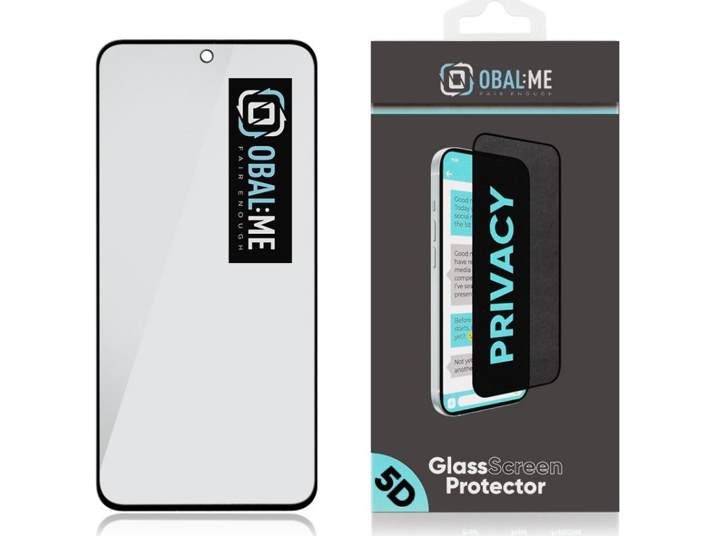 Ochranné sklo 5D Privacy pre Samsung Galaxy A55 5G, OBAL:ME
