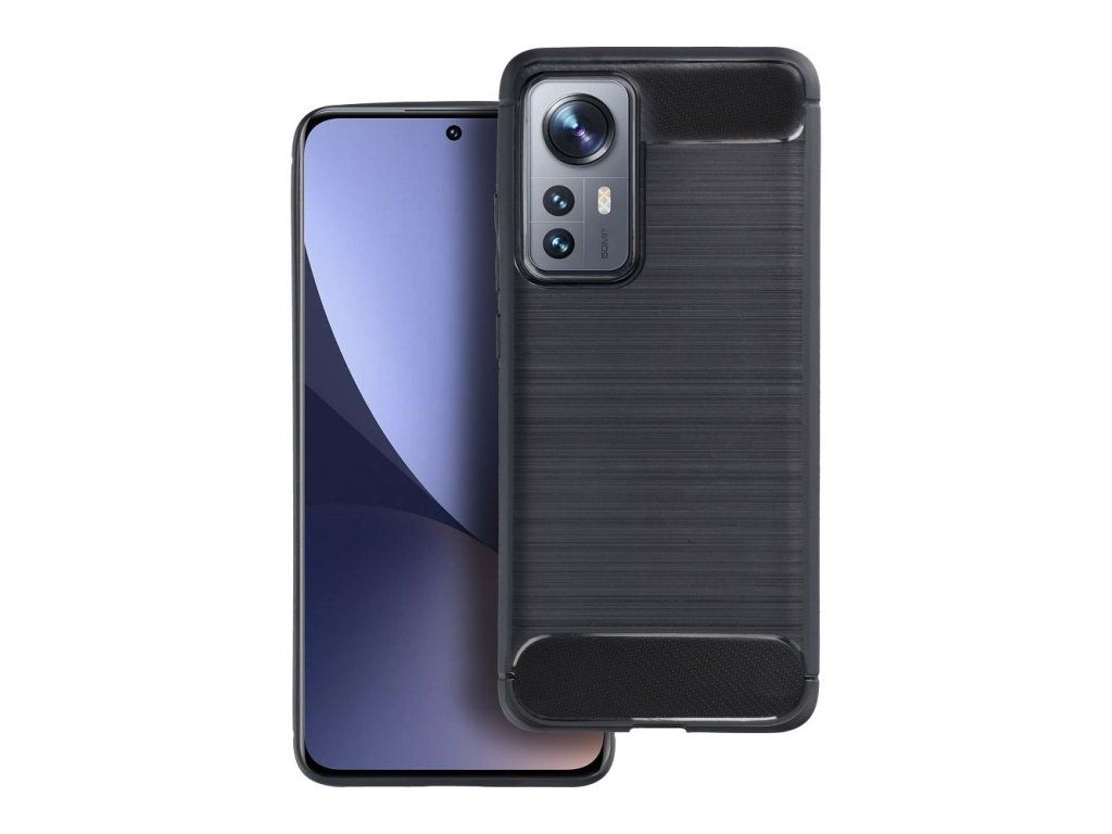 Carbon kryt pre Xiaomi Redmi 10 / 10 2022, Čierny – detail 1