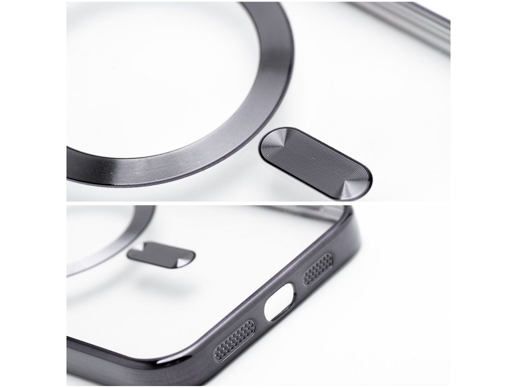 Electro kryt s MagSafe pre Apple iPhone 13 Pro Max, Čierny – detail 2