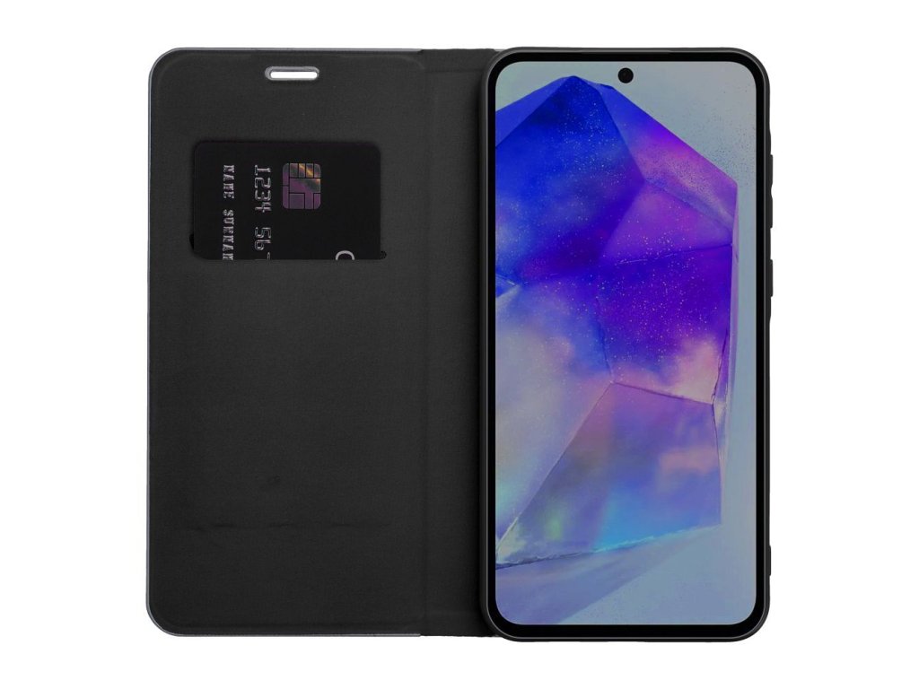 Luna Carbon puzdro pre Xiaomi Redmi Note 10/10s, Čierne – detail 1