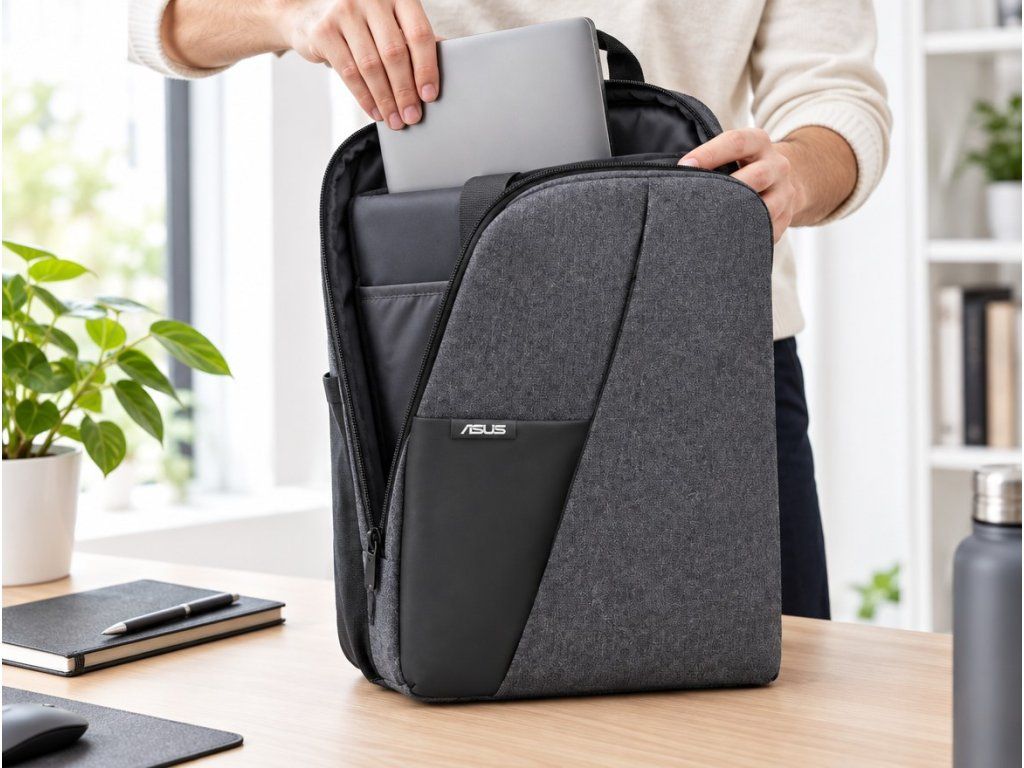 Vkladanie notebooku do batohu ASUS AP4600