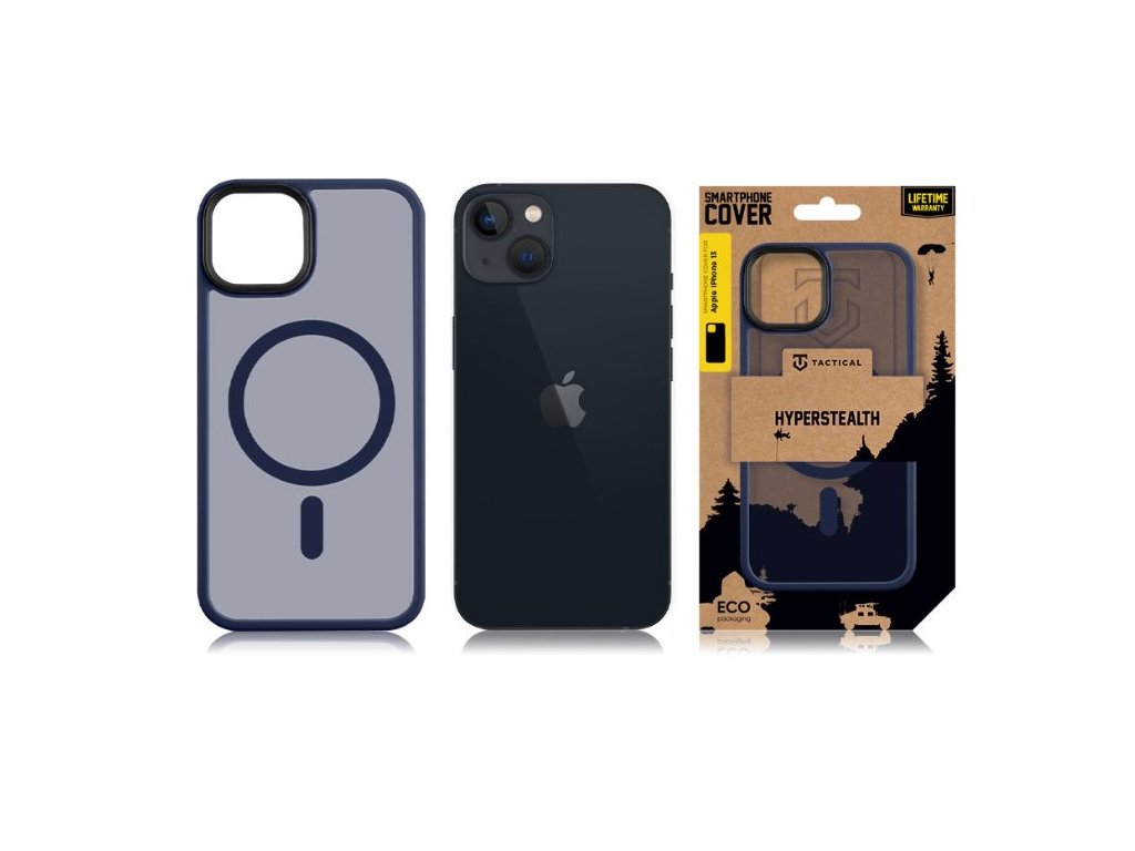 MagForce Hyperstealth kryt pre Apple iPhone 13, Tactical, Modrý – detail 1