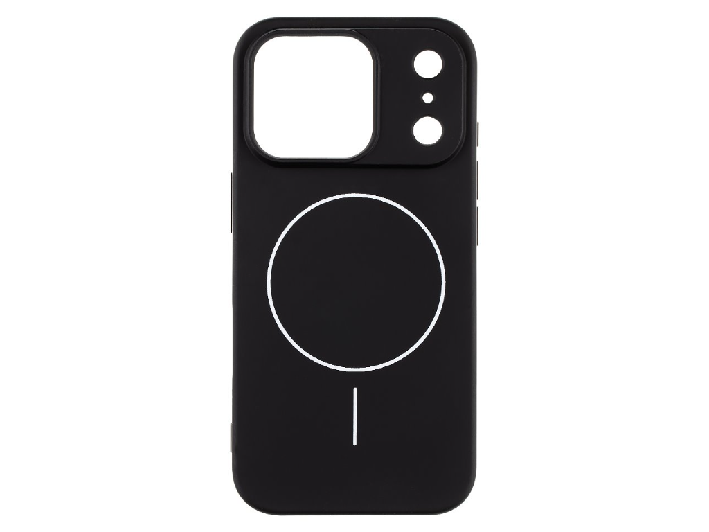 MagNetix Matte TPU kryt pre Apple iPhone 17 Pro, OBAL:ME, Čierny – detail 1