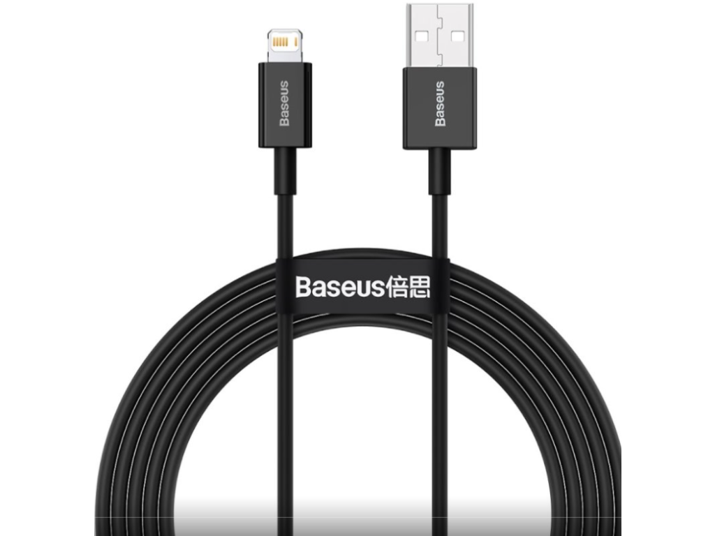 Baseus Superior Fast Kábel USB-A / Lightning 2m, Čierny