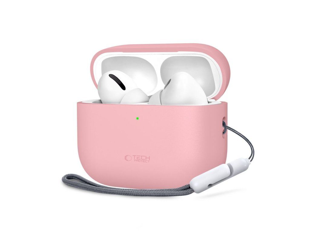 Silikónové puzdro TECH-PROTECT pre Apple AirPods PRO 3, Tech-Protect, Ružové