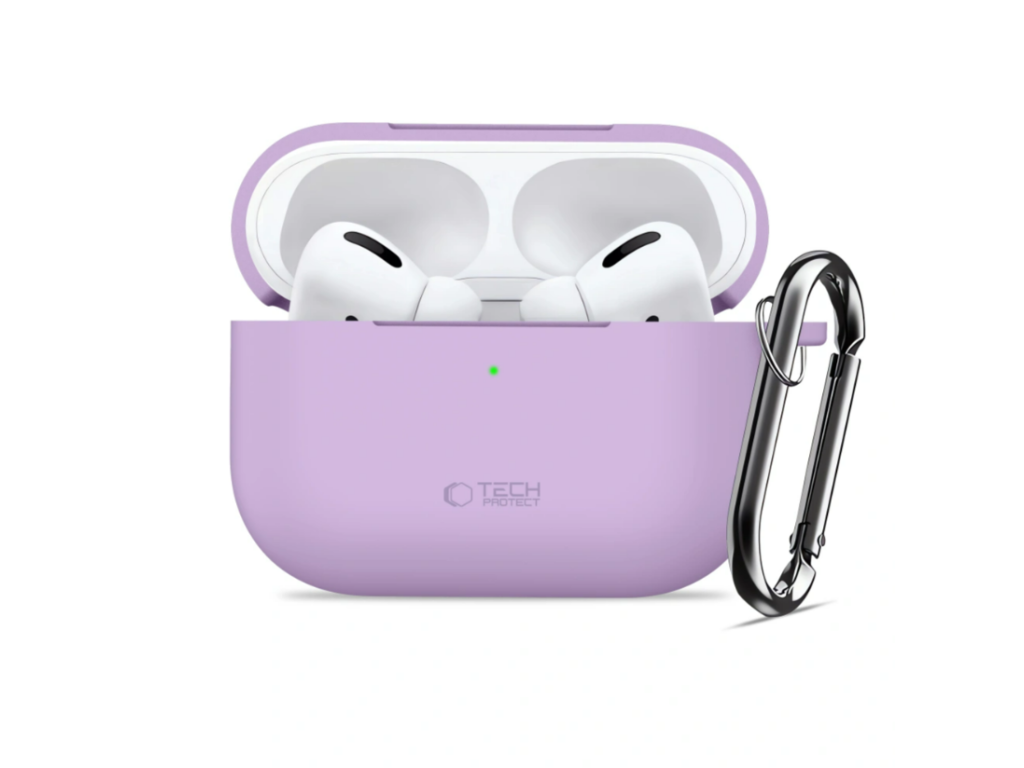 Silikónové puzdro pre Apple AirPods Pro 3, Tech-Protect, Fialová
