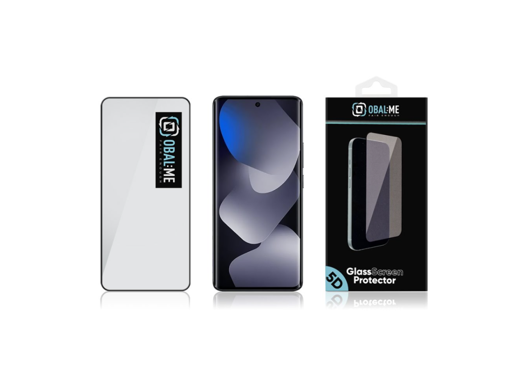 Ochranné sklo 5D pre Xiaomi Redmi Note 15 4G/5G/Poco M8 5G, OBAL:ME, Čierne