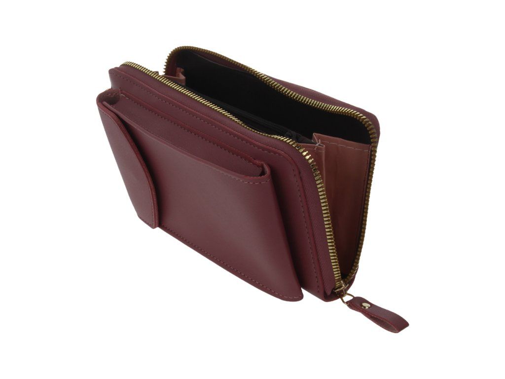 Crossbody puzdro na mobil s úložným priestorom, TFO, Ružové – detail 2