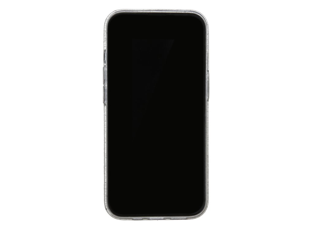 Silikónový kryt pre Apple iPhone 16e / 17e, Transparentný-Trblietavý, TFO – detail 1