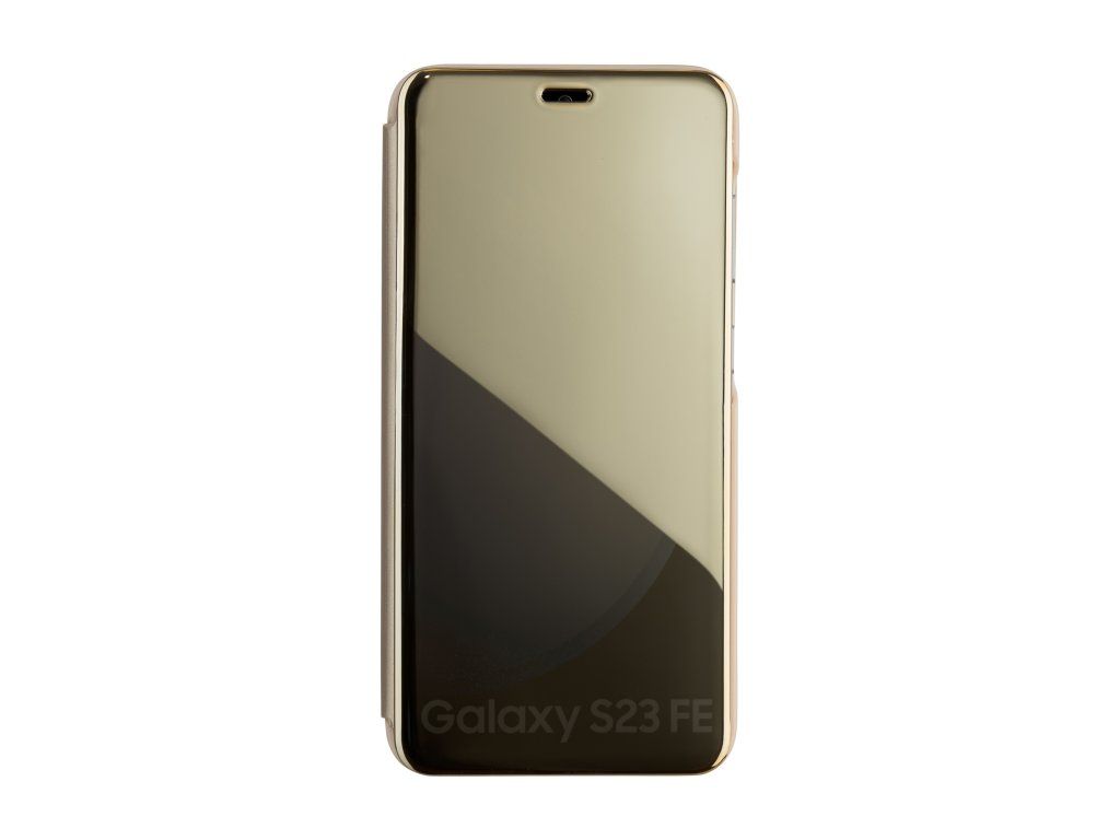 Fold Mirror View puzdro pre Samsung Galaxy A14 4G/5G, TFO, Zlaté – detail 1