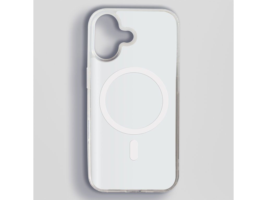 Silikónový kryt s MagSafe pre Apple iPhone 15, Transparentný-Biely, TFO – detail 2