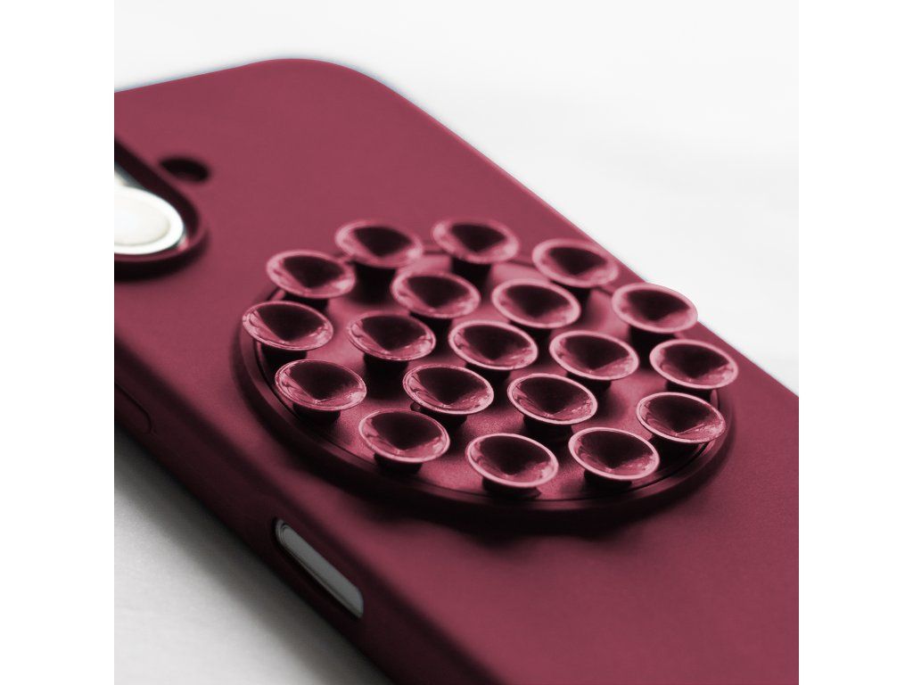 Silikónový Stick kryt pre Apple iPhone 15 Pro, TFO, Bordový – detail 1