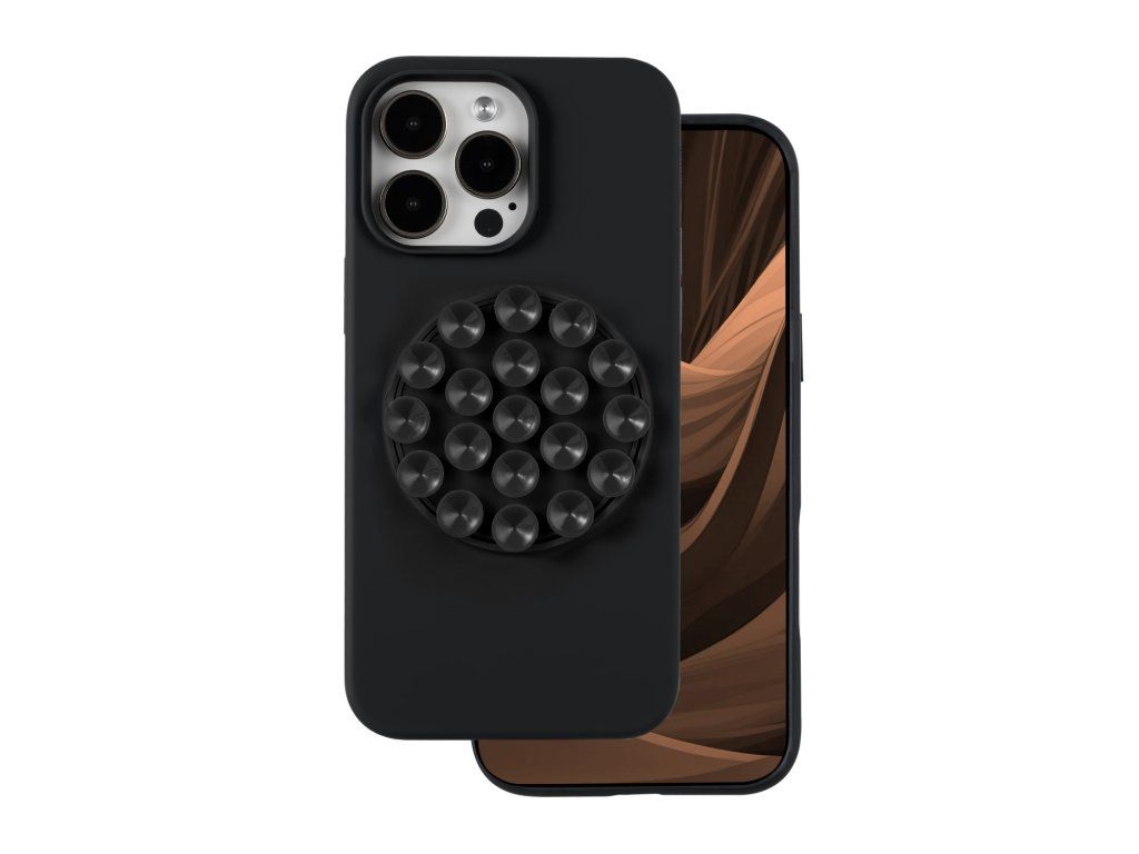 Silikónový Stick kryt pre Apple iPhone 15 Pro, TFO, Čierny